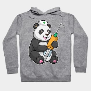 Panda as Nurse with Syringe Hoodie